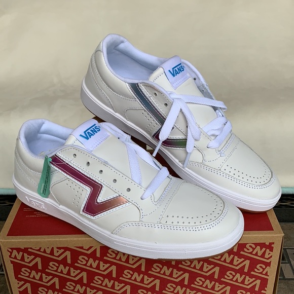 VANS LOWLAND Cc Rainbow True White/RAINBOW MEN’s - Picture 2 of 13